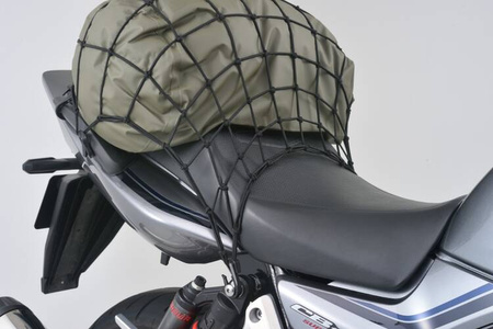 Siatka bagażowa  400x400mm  czarna  z woreczkiem