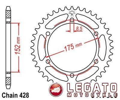 ZĘBATKA NAPĘDOWA JT TYŁ