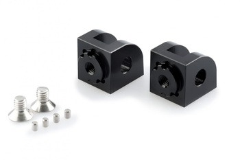 Mocowanie sportowych podnóżków PUIG 20238 (przód, do przesunięcia) Czarny (N) 20238N