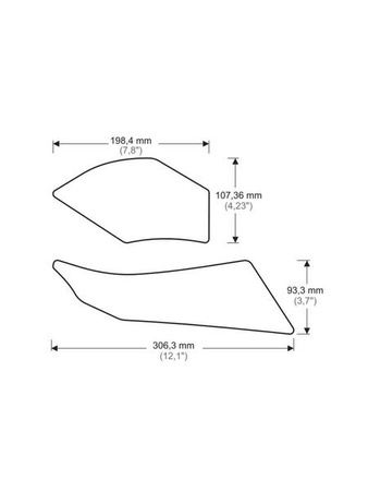 TANKPADY BOCZNE PUIG DO DUCATI MULTISTRADA 1200 / 1260 2015-2021
