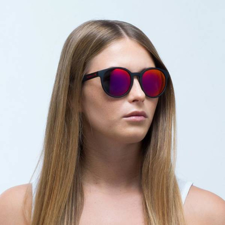 OKULARY RED BULL SPECT LACE BLACK - SZKŁA SMOKE WITH RED MIRROR POL