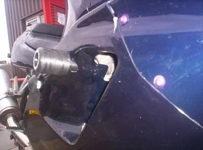 CRASHPADY CLASSIC RG RACING KAWSAKI ZXR750 (L SERIES) BLACK