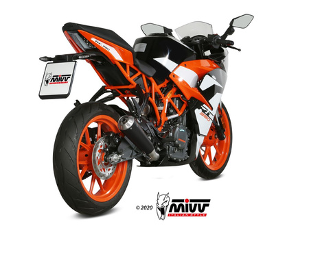 Mivv Tłumik końcowy X-M1 BLACK stal nierdzewna KTM RC 390 2017-2020