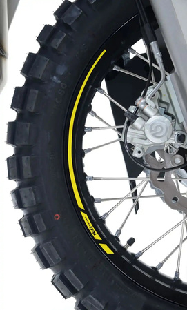 ZESTAW NAKLEJEK NA OBRĘCZ KOŁA NA RANT FELG RG RACING BLUE