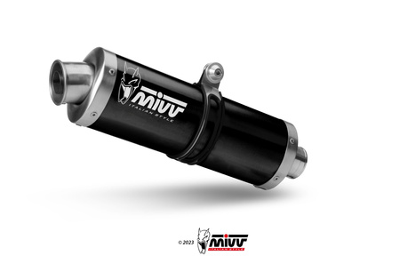 Mivv Tłumik końcowy OVAL BLACK STAINLESS STEEL HONDA XL 750 TRANSALP 2023-2025