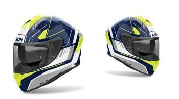 KASK AIROH SPARK 2 CHRONO BLUE/YELLOW GLOSS