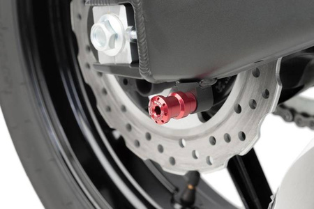 Rolki wahacza PUIG M8 (BMW S1000 / Honda / Kawasaki / Suzuki) Czerwony (R) 5923R