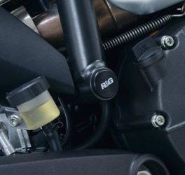 ZAŚLEPKA RAMY RG RACING DUCATI SCRAMBLER, PARA BLACK