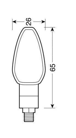 90098 Tuareg kierunkowskazy 12V LED Black