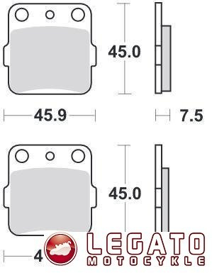 KLOCKI HAMULCOWE SBS 562 RSI