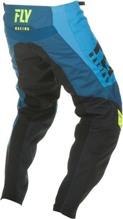Spodnie FLY RACING F-16 Enduro Cross kolor Czarny/Fluo/Niebieski/Źółty 2019