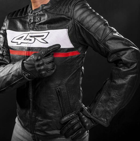 DAMSKA KURTKA MOTOCYKLOWA SKÓRZANA 4SR ROADSTER LADY III RED