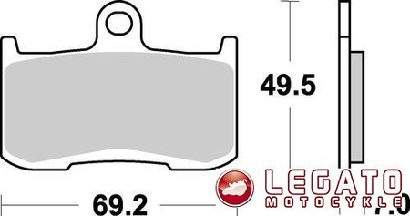 KLOCKI HAMULCOWE SBS 782 HS