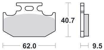 KLOCKI HAMULCOWE SBS 648 RSI