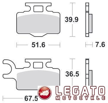 KLOCKI HAMULCOWE SBS 752 SI