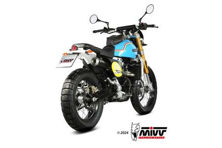 Mivv Układ wydechowy X-M1 BLACK stal nierdzewna FANTIC CABALLERO 500 2021-2024