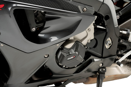 Pokrywy dekli silnika PUIG do BMW S1000R / S1000RR 09-16 (FIM) Czarny (N) 21501N