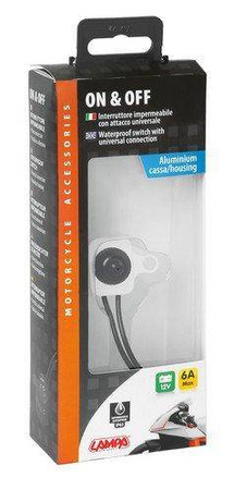 90464 On & Off przełącznik wodoodporny 12V- aluminium