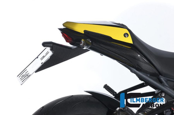 Uchwyt tablicy rejestracyjnej z osłoną tylnego światła - carbon Einzelstcke Triumph Speed Triple 1050 od 2011 ILMBERGER NHO.027.TRSPT.K