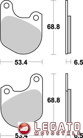 KLOCKI HAMULCOWE SBS 537 HF