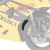 Przedłużenie błotnika do Suzuki GSX-R600 / 750 04-05 (przednie) Czarny (N) 9937N