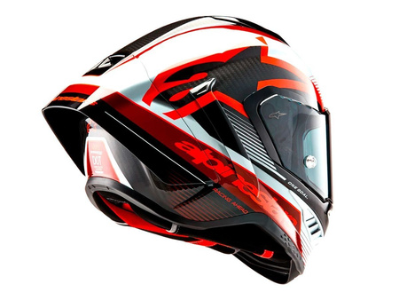 Kask Integralny Alpinestars Supertech R10 Team Black/Red/White
