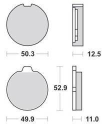 KLOCKI HAMULCOWE SBS 511 HF
