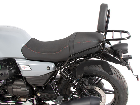 Sissybar with rearrack black for Moto Guzzi V7 Sport (2025-)