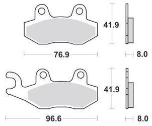 KLOCKI HAMULCOWE SBS 197 HF