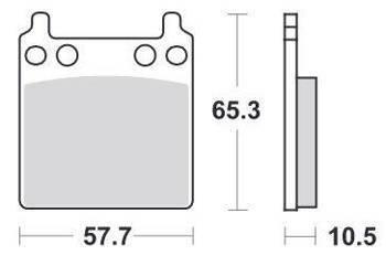 KLOCKI HAMULCOWE SBS 509 HF