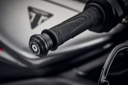 EP Triumph Street Triple 765 R Handlebar End Weights (Black) (2023+) (Non Bar End Mirror Version) (PRN015509-015961-14) - EVOTECH PERFORMANCE