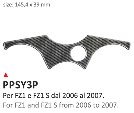 ONEDESIGN Naklejka na półkę kierownicy Yamaha FZ1 E Yamaha FZ1S 2006/2007