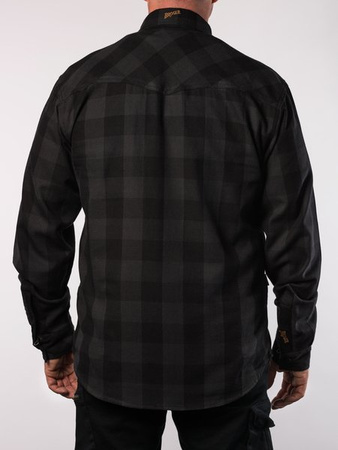 Motocyklowa Koszula Broger Alaska Black/Grey