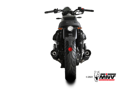 Mivv Tłumiki końcowe HR-1 ALUMINIUM BACKPLATE MOTO GUZZI V7 STONE 2021-2024