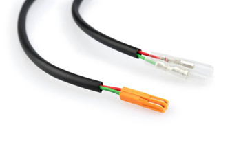 Przewody do podłączenia oświetlenia tablicy do Honda CB / CBR / CRF Czarny (N) 3853N