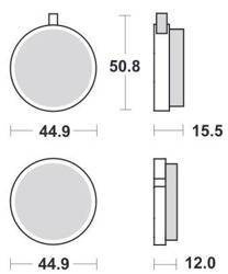 KLOCKI HAMULCOWE SBS 500 HF