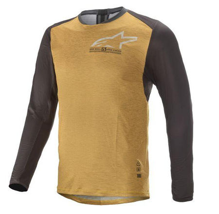 Koszulka rowerowa ALPINESTARS ALPS 6.0 V2 LS JERSEY kolor czarny/żółty