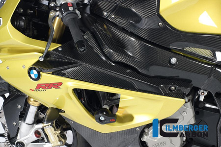 Uchwyt emblematów górnego panela bocznego owiewki - carbon BMW S 1000 RR (2010-2014) / HP4 (od 2012) ILMBERGER VEL.028.S100S.K