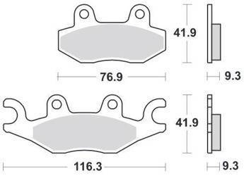 KLOCKI HAMULCOWE SBS 878 SI