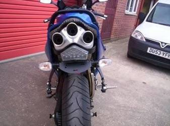 MOCOWANIE TABLICY REJESTRACYJNEJ RG RACING TRIUMPH SPRINT ST 05- BLACK