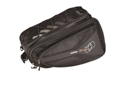 Sakwy tekstylne (60L) P60R OXFORD kolor czarny