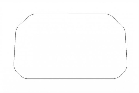 Osłona wyświetlacza do Honda CB750 Hornet / XL750 Transalp Przezroczysty (W) 21499W