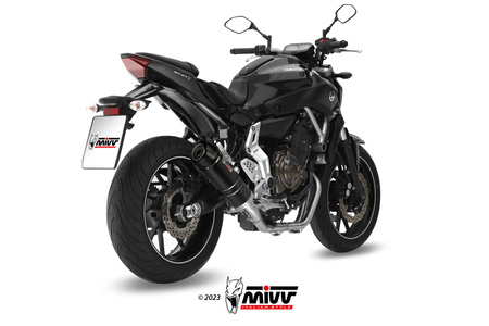 Mivv Układ wydechowy GP CARBON WITH CARBON CAP YAMAHA MT-07 / FZ-07 2014-2020