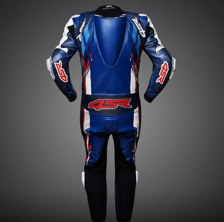 KOMBINEZON SKÓRZANY JEDNOCZĘŚCIOWY 4SR RACING BLUE AR