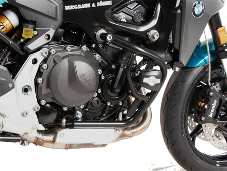 Engine protection bar black incl. protection pads for BMW F 900 R (2025-)