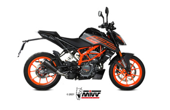 Mivv Tłumik końcowy X-M1 BLACK stal nierdzewna KTM 125 DUKE 2021-2023