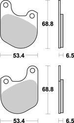 KLOCKI HAMULCOWE SBS 537 HF