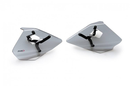 Deflektory boczne górne owiewki do BMW F850GS / R1200GS / R1250GS (do kierunkowskazów akcesoryjnych BMW LED) Lekko przyciemniany (H) 20812H