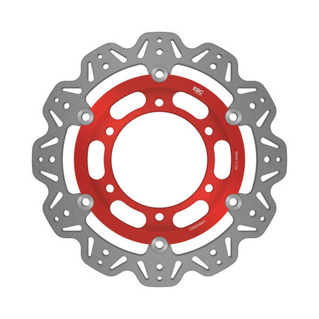 EBC Tarcza hamulcowa motocyklowa VR640RED VEE, czerwona