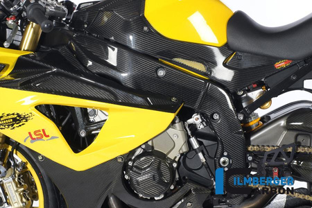 Osłona ramy lewa - carbon BMW S 1000 RR (2012-2014) / HP4 (od 2012) ILMBERGER RAL.041.S100S.K